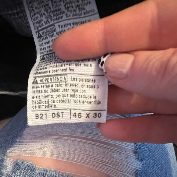 Carhartt Flannel Lined Relaxed Fit Jeans B21 DST, size 46x30 - Picture 3 of 6